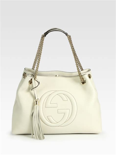 gucci чанта|white gucci handbag.